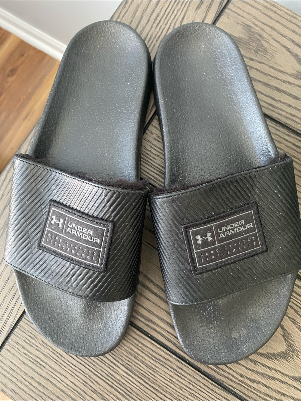 Under Armour Black Men's Slip-On Slide Sandals